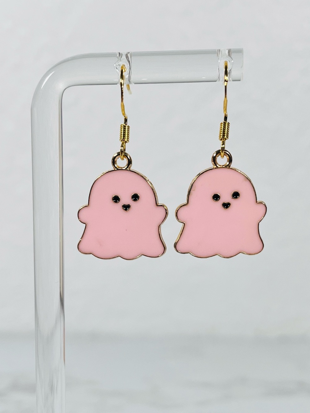 4/$20 Pink Ghost Earrings
